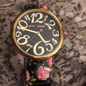 Betsy Johnson flower watch